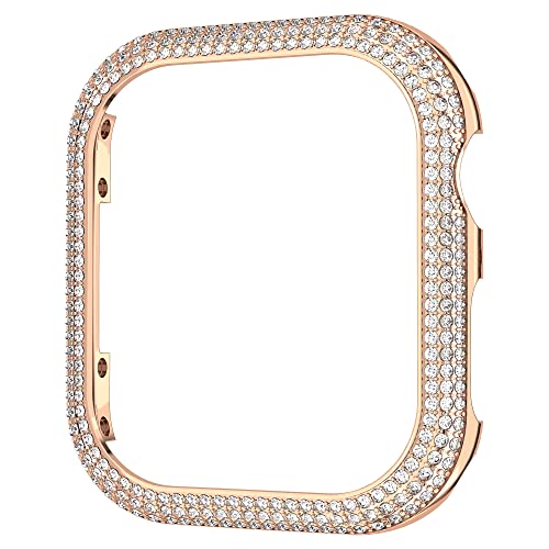 Swarovski Sparkling Case Compatible with Apple Watch®, Rose Gold Tone