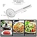 Best Utensils Asian Kitchen Stainless Steel Spider Strainer Professional Wire Skimmer with Spiral Mesh (5-Inch Strainer Basket)…