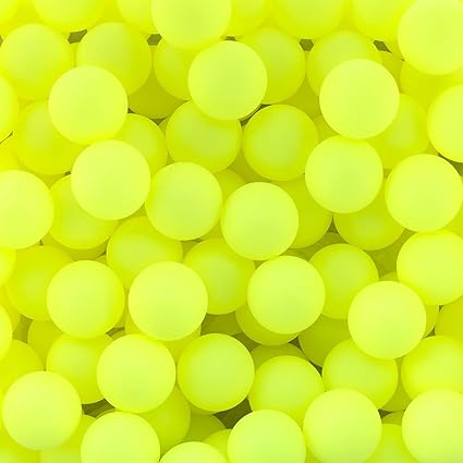 Amazon Com Smalltoys Ping Pong Balls Plastic Yellow Table Tennis