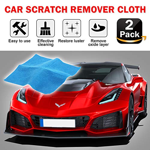 Multipurpose Scratch Remover Cloth [2 Pack], 2020 Upgraded Car Paint