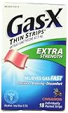 Gas-X Thin Strips Antigas, Extra Strength, Cinnamon Flavored Strips, 18 strips (Pack of 6)