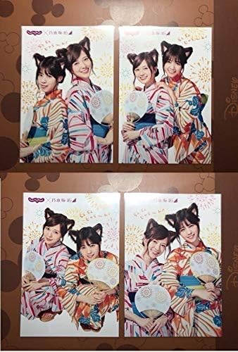 Amazon Co Jp 乃木坂46 白石麻衣 西野七瀬 猫耳 浴衣 コラボ ポストカード 4種コンプ 品 ホビー