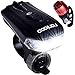 NiteRider Bike Light,400 lumens LED Bicycle Front Light, USB Rechargeable Safety Lights for Outdoors, Cycling Headlight and Rear Light Both Included
