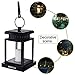 Solar Lights Outdoor Hanging Lanterns, ANDEFINE Solar Lanterns Outdoor Waterproof Led Umbrella Lights Candle Lamps Hang on Patio Umbrella Shepherd's Hooks Tree (Yellow Light, 4 Pack)