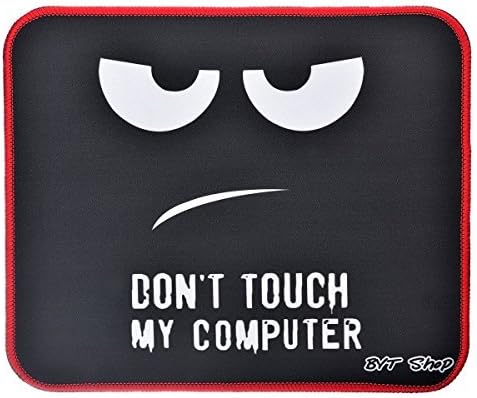 BYT Shop Gaming Mouse Pad Non-Slip Rubber MousePad Medium Size (11.8 x 9.8 x 0.1in)(Dot not touch)