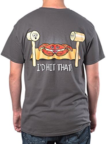 Maryland My Maryland Mens Hit That Crab Shirt Small Grey