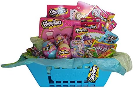 Shopkins Theme Activity Blue Gift Basket Bundle Set