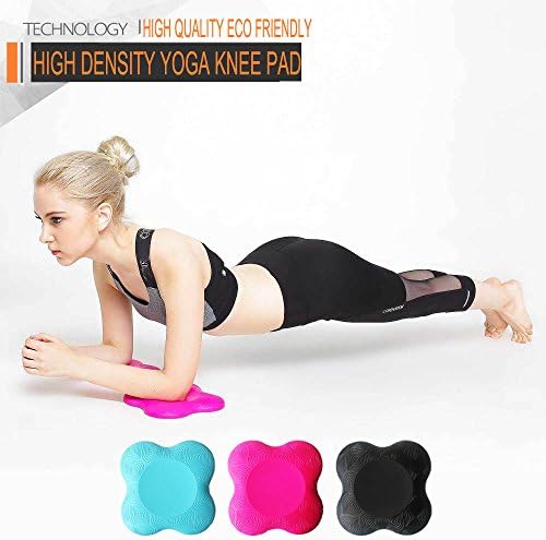 Yoga Knee Pad by GaoJor-Support for Yoga Pilates Fitness Exercise Workout 0.78'' Thick Professional ECO-Friendly Yoga Knee Pads Cushion Mat for Your Knee Elbow and Head(pack of 1)