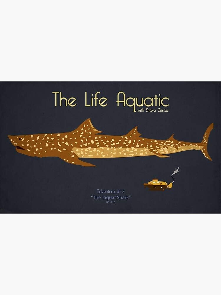 Pearl Shine The Life Aquatic Jaguar Shark Movies Poster Gifts for Fan Poster Home Art Wall Posters [No Framed]