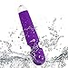 CNHIDEE Mini Wand Massager for Relieves Stress Waterproof Rechargeable Neck shoulder Body Back Sport Massage Travel Friendly 20X Magic Patterns Vibration Personal Quiet Powerful Mini Size