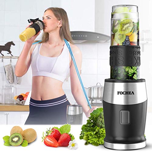 Smoothie Blender, Fochea 500W Personal Blender with BPAFree Travel