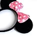 SuperLi Mickey Mouse Ears Headband Costume Acessory for Boys and Girls Birthday Party or Celebrations (Set of 10)