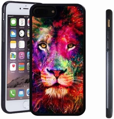 iphone 7 8 Plus case, SoloShow(R) Slim Shockproof TPU Soft Case Rubber Silicone for Apple iphone 7 8 Plus [Colorful lion]