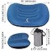 Inflatable Camping Pillow Set – Sleeping Face Mask Included – Compact Backpacking Pillow Ultralight for Travel and Hiking | by Free-Time Co.