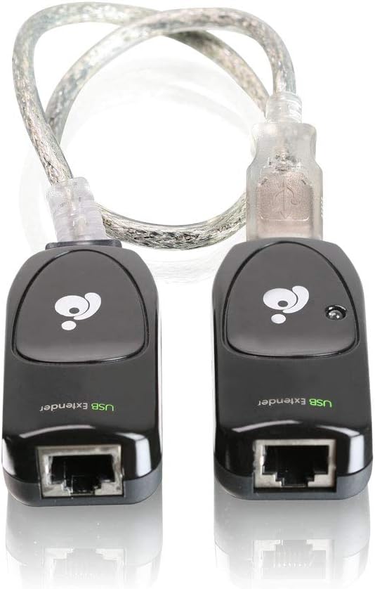 IOGEAR GUCE51 USB Ethernet Extender TAA Compliant Local Remote Up to 198ft