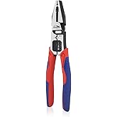 HOUSERAN Linemans Pliers, Combination Pliers with Wire Stripper and Crimper, 8 Inch Lineman Plier, 5-in-1 Linesman for Cuttin