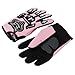 TCMT DOT Certified Youth Pink Butterfly Dirt Bike ATV Offroad Street Motorcycle Motocross Helmet Goggles Gloves (XL)