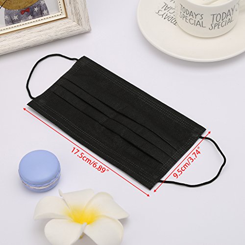 Hacloser 20Pcs/Set Disposable Anti-Dust Masks Medical Surgical Ear Loop Face Mouth Unisex Masks (Pink) - Thumbnail 6