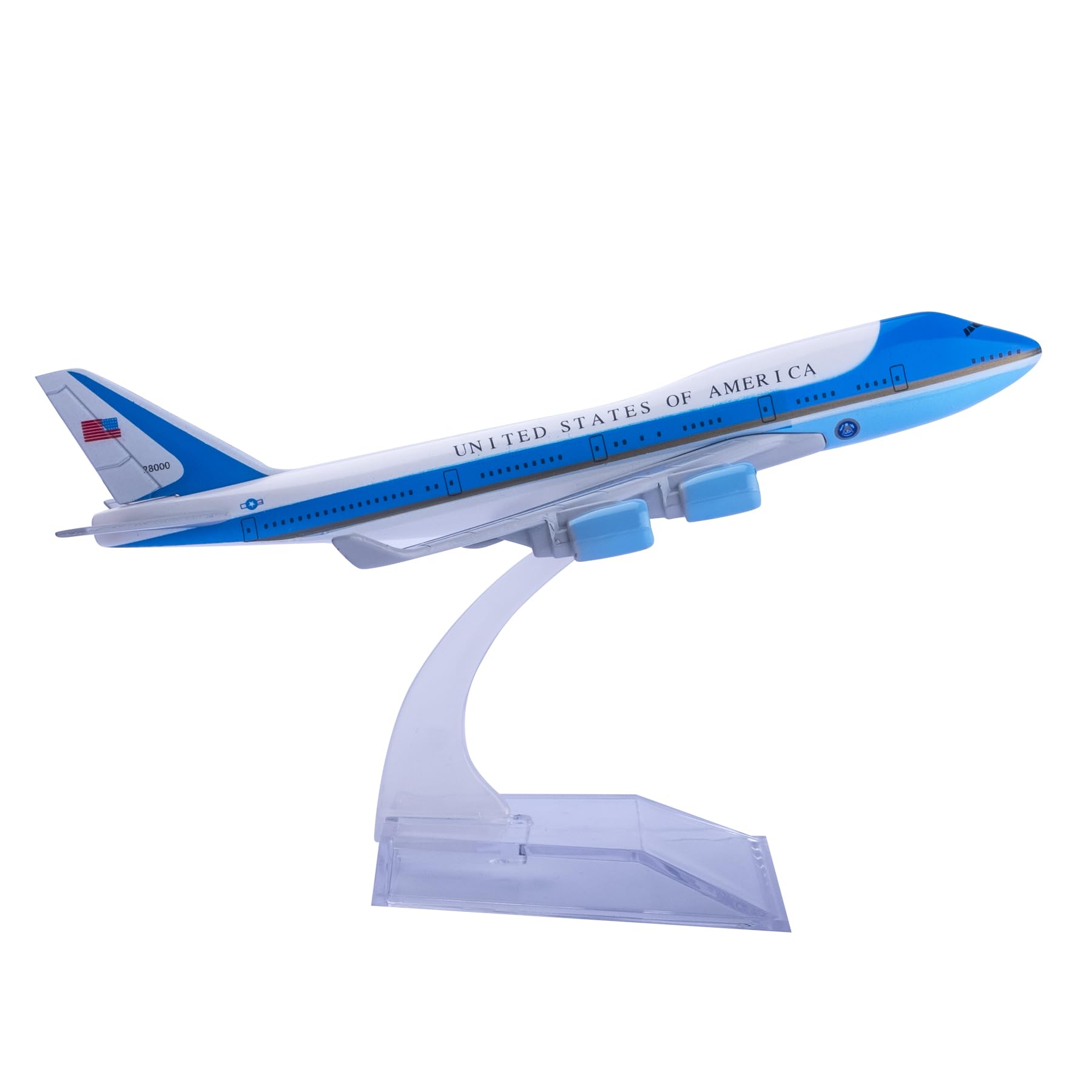 Bswath Model Plane 1:400 American Air Force One B747 Model Airplane Metal Plane Diecast Airplanes for Gift and Collection — image 1