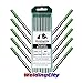 WeldingCity 10-pk Premium TIG Welding Tungsten Electrode Rod Pure (Green, EWP) 1/16