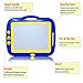 Magnetic Drawing Board Toy/Doodle Board for Kids, Best Children Writing Playing Sketch Pad, Mini Travel Size Doodle Board Included! Also Includes Stylus, Stamps and Knob Eraser.