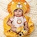 Paradise Galleries Silicone Reborn Baby Boy Doll Fiercely Loved, 20 inches, Weighted Body, 4-Piece Doll Set