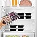 Pakkon 3 Compartment Bento Box with Airtight Lid, 10 Pack