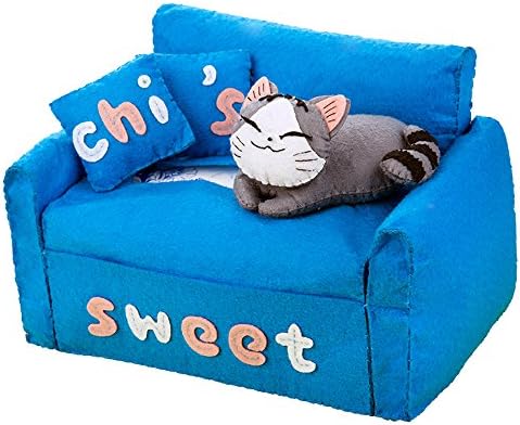 DOER Edutainment Sewing Kit for Beginners – DIY Craft Tissue Box – An Educational Fun Toy (Cat)