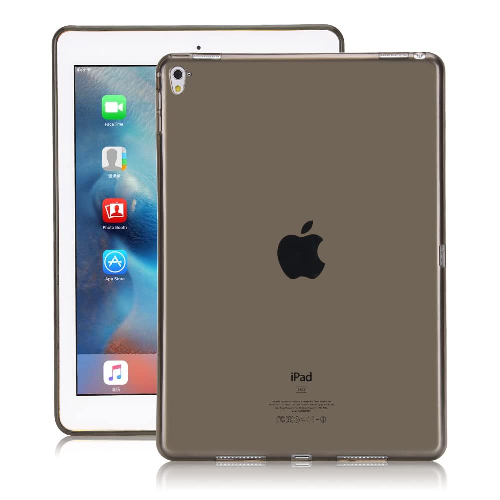 Photo 1 of Asgens Black Clear Case for iPad Pro 10.5" 2017 / Air3 (3rd Gen) 10.5" 2019, Slim Silicon Case Flexible Soft TPU Shockproof Tablet Computer Case for iPad Pro 10.5" (2017) / iPad Air 3 10.5" (2019)