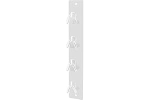 Marketing Holders Sunglasses Holder 4 Pair Wall Mount with Hardware Fashion Retailers Airport Gift Shops Bookstores Pharmacies Supermarkets Convenience Stores Low Maintenance White Acrylic