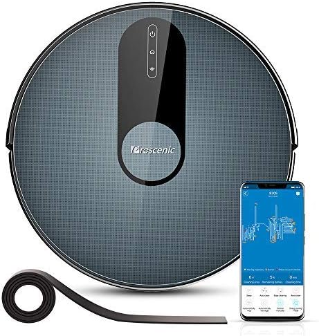 Proscenic 820S, Alexa and Google Assistant Control, Auto Boost, 1800Pa Max Suction, 600ML Large Dustbox, for Pet Hairs, Hard Floors and Carpets, Blue, 28 W