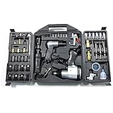 Dynamic Power 50 Piece Air Tool Kit. 1-1/2' Impact Wrench, 1-3/8' Ratchet Wrench, 5-Air Hammer w/Chisels, and mnay other great tools. D-W3-50K