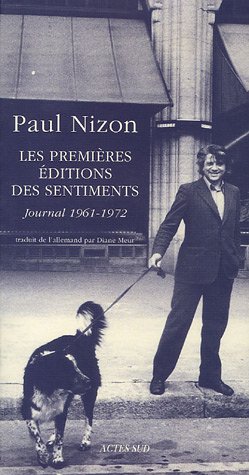Premières éditions des sentiments