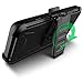E LV Case for iPhone 8 7 - Belt Clip/Kickstand - Dual Layer Rugged Armor Holster Defender Full Body Protective Case Cover for Apple iPhone 7 / iPhone 8 [Black/Black]
