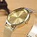 Canserin Women Ladies Gold Stainless Steel Mesh Band Wrist Watch