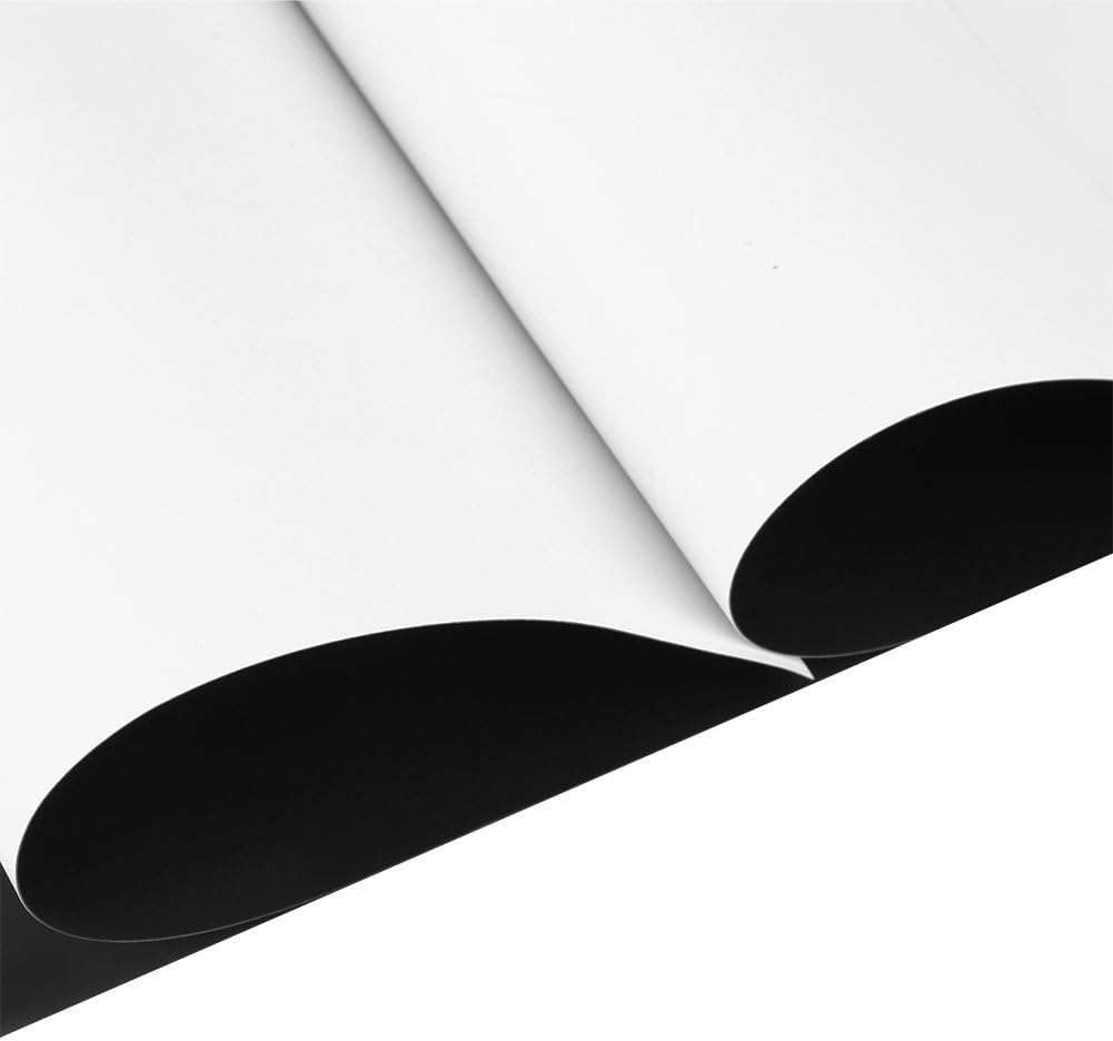 Printable Magnet Sheets,5Pcs A4 Flexible Magnetic Inkjet Printing Photo Paper Magne, White - Image 3