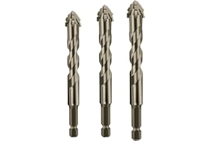 Vrsgs Drill Bits,Lifesparking 4 Blade Serrated Eccentric Drill Bit,Beooshop Four Blade Serrated Eccentric Drill Bits,High-Str