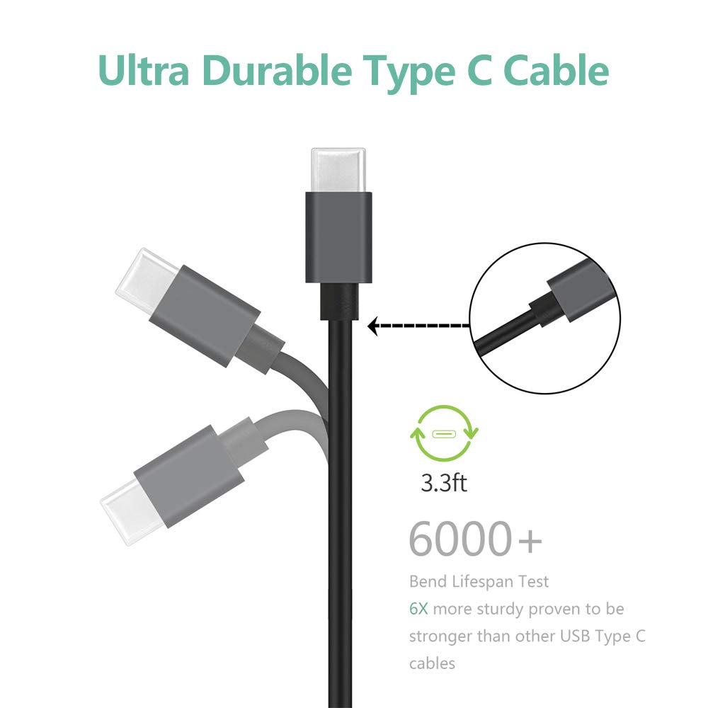 Rapid USB C Car Charger, Compatible for Samsung Galaxy S25 Plus/Ultra/S24/S23/S22/S21/Note 20/10/9/8/S20/S10+/S10e/S9/S8/A50/A70, Quick Charge 3.0 Dual USB 18W Fast Car Charger+ Type C Cable 3.3ft