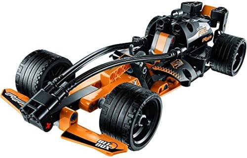 Cars for boys Black Champion Racer has a pull-back motor Block Set with Pull Back Technic - 137Pcs