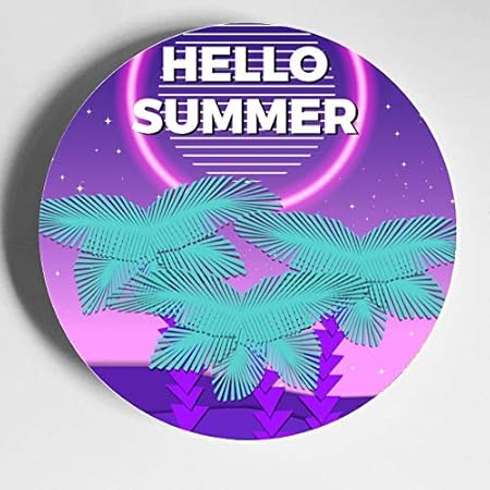 Amazon.de: Abstrakte Palmen bei Sonnenuntergang Designer Keramikplatten