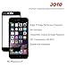 JOTO Screen Protector for iPhone 6S 6, Full Screen Tempered Glass Screen Protector Film, Edge to Edge Screen Film Guard Saver iPhone 6S / 6 4.7-inch (1 Pack, Clear/Black)
