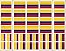 40 Tattoos: Colombia Flag, Colombian Party Favors
