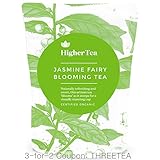Jasmine Fairy Blooming Tea 3 Oz, By Higher Tea. Beautiful Blooms Unfold to Make Drinking Healthy Tea a Spectacular Experience (8 Hand Sewn Blooms)
