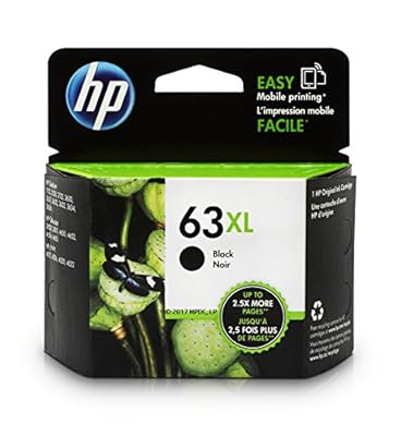 HP 63XL Black Original Ink Cartridge (F6U64AN)