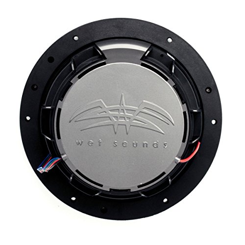 Wet Sounds REVO 8-XWB Black Closed XW Grille 8 Marine LED Inch Coaxial Speakers (Pair) (Certified Refurbished)