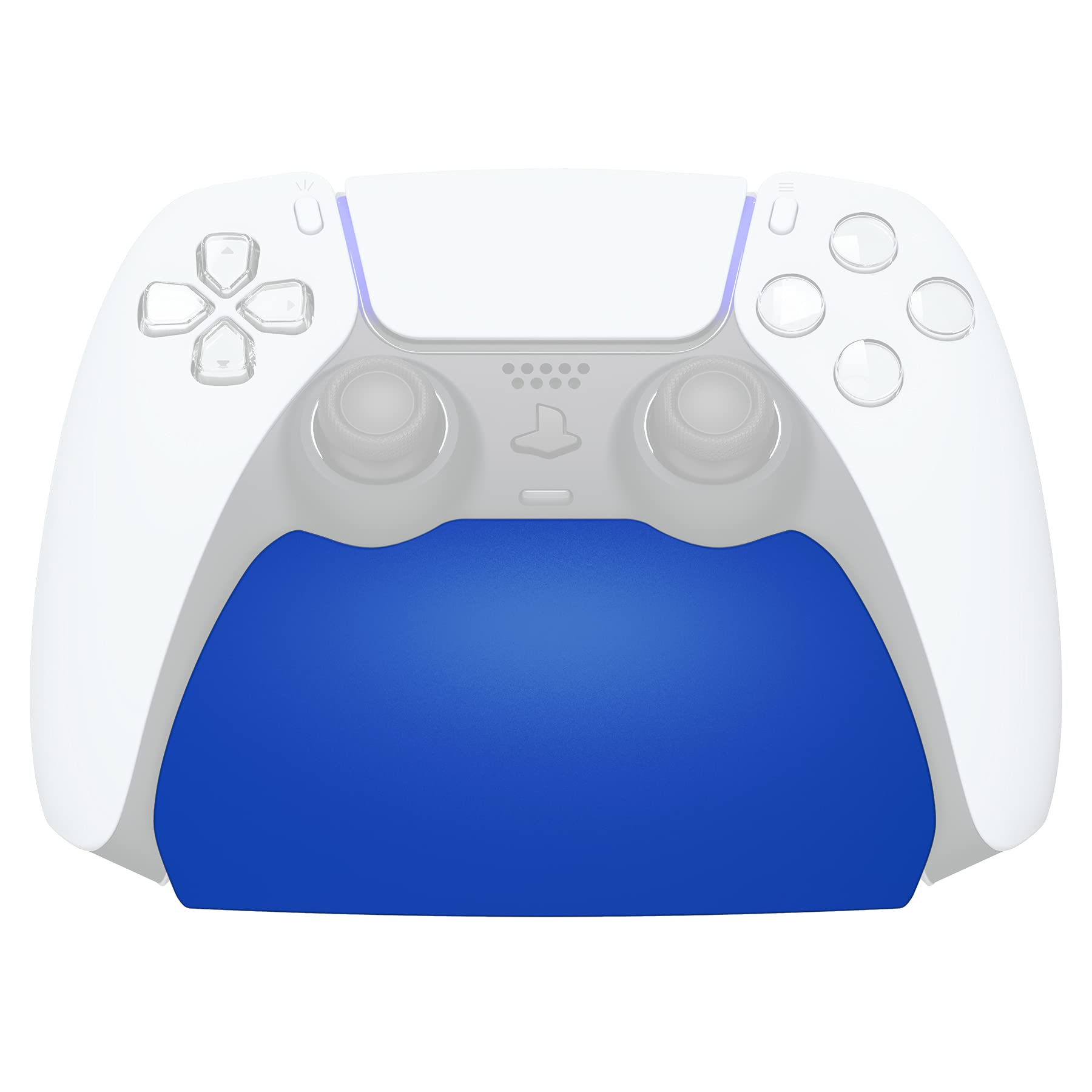 PlayVital PS5 Compatible Controller Stand, Rubber Pad Included, Stand Compatible with PlayStation 5 Controllers [Blue]