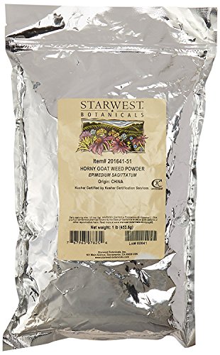 Starwest Botanicals Horny Goat Weed Powder, 1 Pound