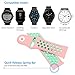 KADES for Samsung Galaxy Watch 3 41mm Band, Galaxy Active 2 Watch Band, 20mm Soft Silicone Sport Replacement Strap with Quick Release Pin for Galaxy Watch Active 40mm 44mm (Pink)
