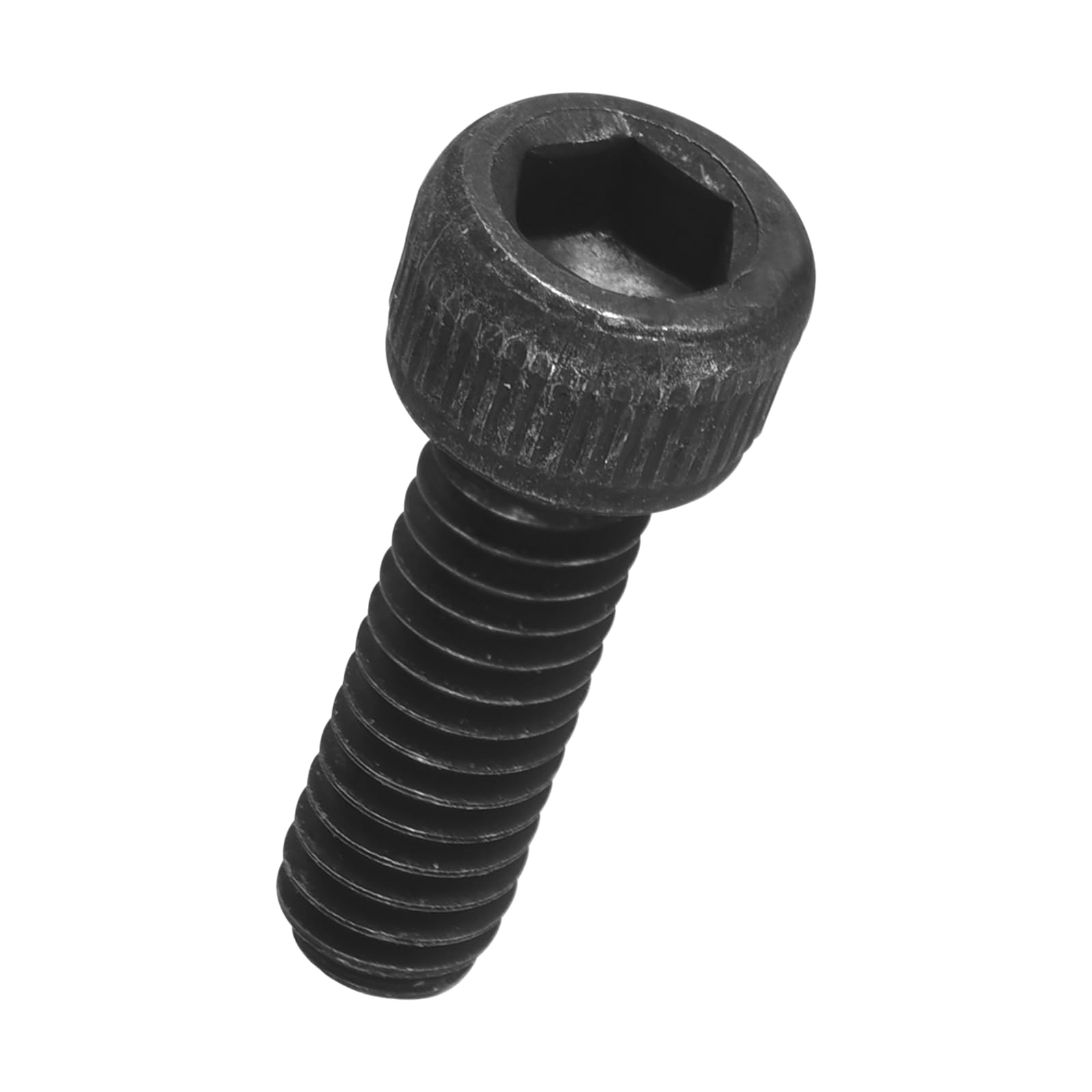 Kozelo 100pcs Socket Head Cap Screws - [#8-32 x 1/2"] Alloy Steel Black Oxide Grade 12.9 Internal Hex Screw for 3D Printer Furniture Industrial Use, Black