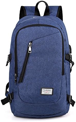 SeeWorld Slim Laptop Backpack USB Charging Port Backpack Business Water Resistant Computer Bag Large Capacity Travel Outdoors Student Multifunctional Backpack